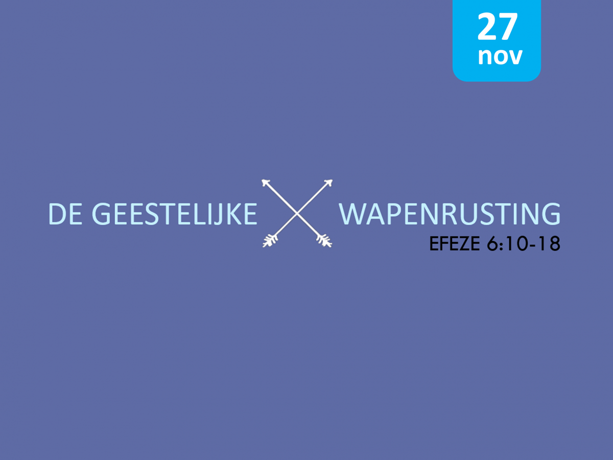 Geestelijke wapenrusting: standhouden of vluchten?